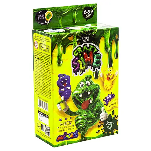 Набір Dankotoys для експериментів Crazy Slime - Лизун своїми руками зелений (SLM-02-01U)