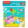 М'які пазли "Бегемот і зебра" Vladi Toys VT1109-04 25 ел