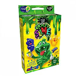 Дитячий набір для проведення експериментів "Crazy Slime" Danko Toys SLM-02 укр Зелений