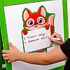 Магнітна дошка "Лисиця" з маркером Vladi Toys VT3601-21 укр
