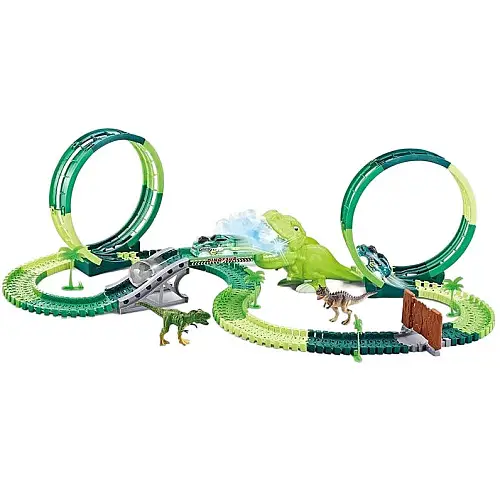 Автомобільний трек RC Toys Діно площадка 178 елементів Green (139100)