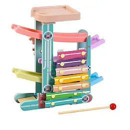 Дитяча парковка Yufeng Fan Racing Track 30 х 9 х 30 см Multicolor (103953)