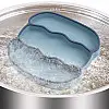 Набір силіконових посудин 2Life Хвиля Y21 Y10 Синій v-12225