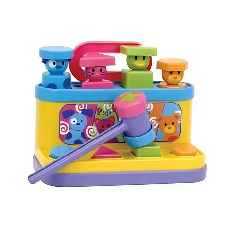 Игрушечная стукалка Yufeng Pop-Up Friends 21х14х12 см Разноцветный (158524)