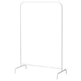Вішалка стійка для одягу IKEA MULIG 151х99х46 см Біла (601.794.34)