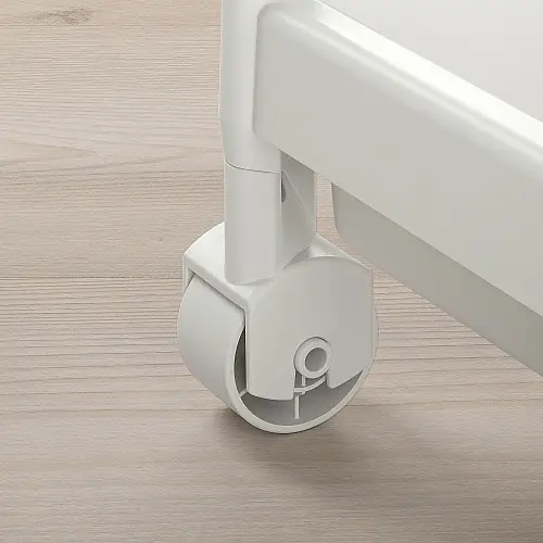 Етажерка на колесах, візок IKEA VESKEN Білий