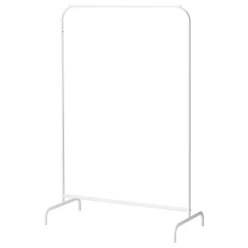 Вішалка стійка для одягу IKEA MULIG 151х99х46 см Біла 601.794.34