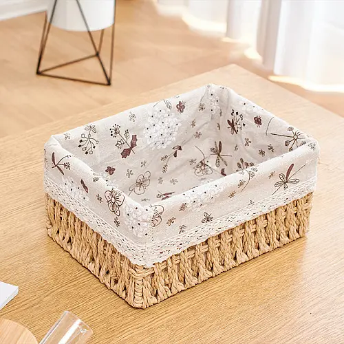 Плетена кошик для зберігання з лози 26х20х11 см ANbeauty (AN0103434)