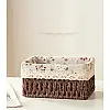 Плетена кошик для зберігання з лози Small 18,5х12,5х10 см ANbeauty Brown (AN0103435)