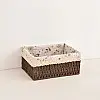Плетена кошик для зберігання з лози 26,5*20*12,5 см ANbeauty Brown (AN0103437)
