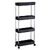 Етажерка A-PLUS 400SR 40х12,3х87,2 см Чорний