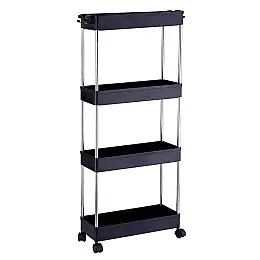Етажерка A-PLUS 400SR 40х12,3х87,2 см Чорний
