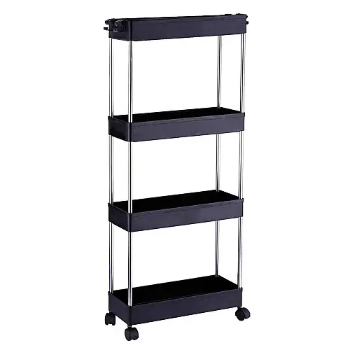 Етажерка A-PLUS 400SR 40х12,3х87,2 см Чорний