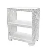 Етажерка Plastic's Craft Ротанг 3-секційна Білий 52х30х58 см 4820182291081
