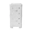 Етажерка Plastic's Craft Ротанг 3-секційна Білий 52х30х58 см 4820182291081