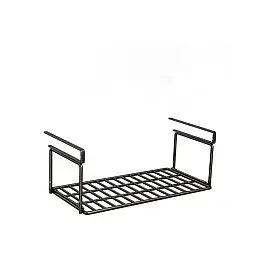Полка для обуви навесная Stenson 50218-40 M 60x12x13 см Черный