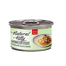 Вологий додатковий корм для котів Pettric Natural Kitty Broth Series Курка з качкою 80 г (CHT20032)