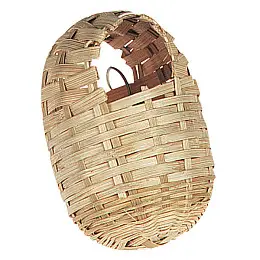 Гніздо для екзотичних птахів Flamingo Breeding Nest Willow Exotic 12х10 см Бежевий (5400274256656)