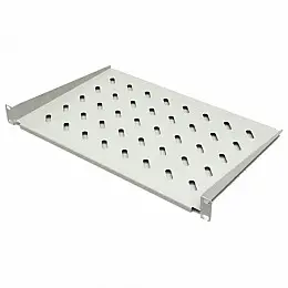 Полка консольна CMS UA-SHC250G 19" 1U 250 мм сірий