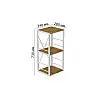 Этажерка Ferrum-decor Конект 73x34x28 см Дуб Артизан (XK00261)