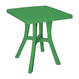 Стол пластиковий квадратний Irak Plastik Royal 70x70см зелений