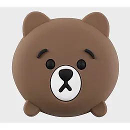 Антиударная накладка на стену Little bean Бурый мишка