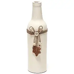 Ваза керамічна настільна Shabby Chic діаметр 8.4 см, висота 26.4 см Bona DP41670