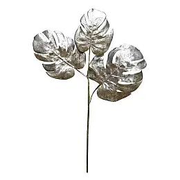 Ветка штучна Engard Monstera платина 65 см (TW-21)