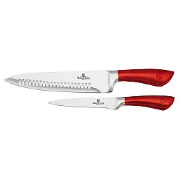 Набір ножів Berlinger Haus Metallic Line Burgundy Edition 2 предмета (BH-2372)