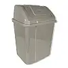 Мусорне відро з поворотною кришкою 5 л "Plastic's Craft" Капучино
