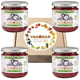 Джемы без цукру YAGODAR Червона смородина з грушою 4 шт (2184329024)