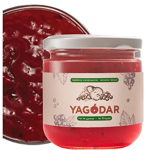 Набір джемів YAGODAR Асорті смаків 4 шт (2196091433)