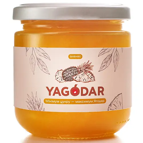 Набір джемів YAGODAR Тропічні фрукти 4 шт (2214392022)