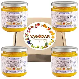 Джемы без сахара YAGODAR Ананас с кокосом 4 шт (2344975542)