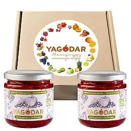 Джемы без цукру YAGODAR Печене яблуко Червона смородина 2 шт (2345343673)