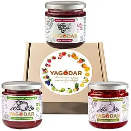Джемы без цукру YAGODAR Смородина 3 шт (2346928000)