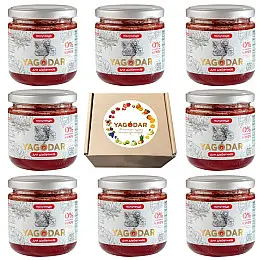 Джемы для діабетиків YAGODAR Полуниця 8 шт (2351365785)