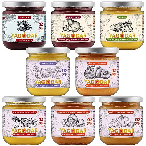 Джемы YAGODAR 8 шт (2444725892)