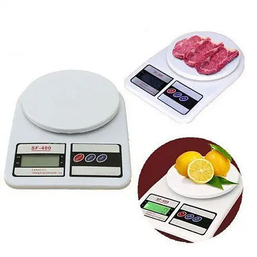 Ваги кухонні Electronic Kitchen SF-400 до 7 кг Білі