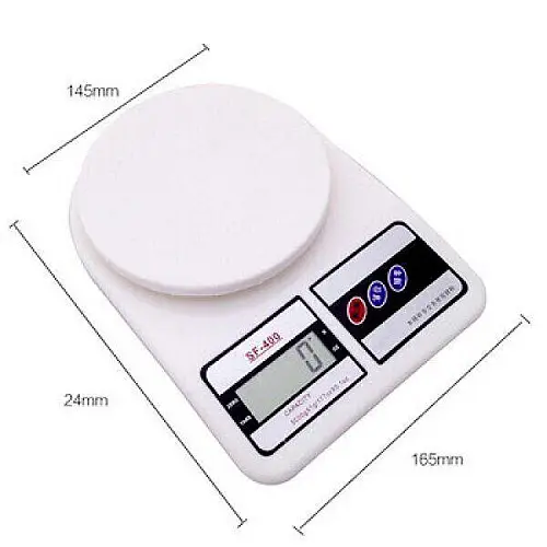 Ваги кухонні Electronic Kitchen SF-400 10 кг Білі