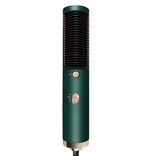 Фен-щітка-випрямляч UKC 2в1 HOT AIR BRUSH 800 Вт Зелений DL 95574