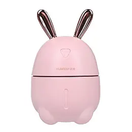 Увлажнювач повітря та нічник Humidifier 4615 2в1 Рожевий