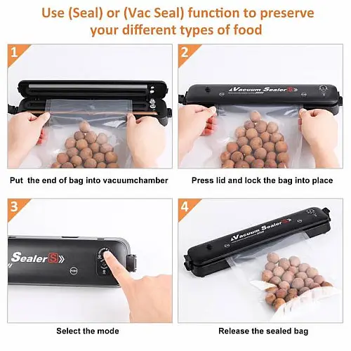 Вакууматор автоматичний з пакетами Vacuum SeaIer-S SPR 00007471/4