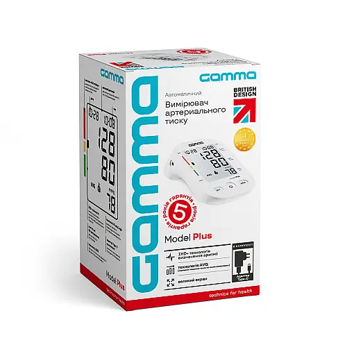 Тонометр автоматический с адаптером Gamma 4Gen Plus