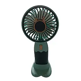 Вентилятор ручной аккумуляторный Mini Fan ZB088C USB Сине-бирюзовый