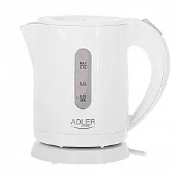 Електричний чайник 0.8 л Adler AD 1371w White