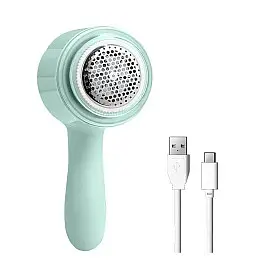 Машинка для стрижки катышків Lint Remover 668 акумуляторна 3 Вт Бірюзова