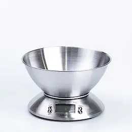 Весы кухонные электронные Sokany SK-1204 с чашей хром (SK1204)