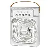 Настільний вентилятор No Brand з зволожувачем повітря Air Cooler Fan з USB та LED підсвіткою 21x26x9 см Білий (2104618501)