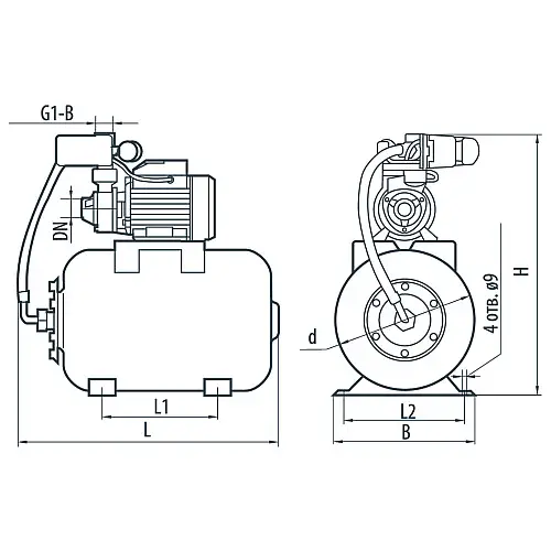 Насосная станция Rudes AUQB 60 7235